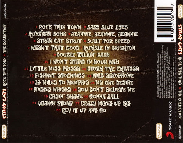 STRAY CATS (ストレイ・キャッツ) - Rock This Town - The Collection (EU 限定リリース CD/NEW)
