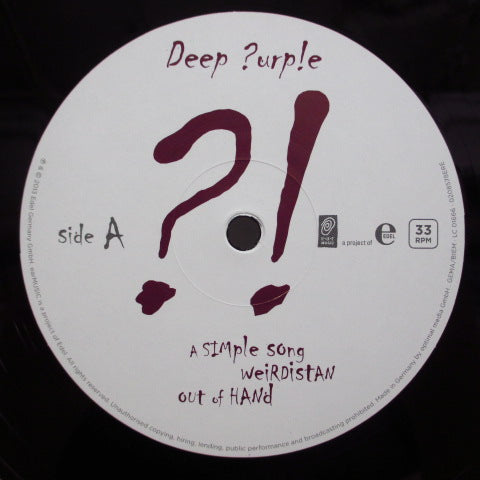 DEEP PURPLE (ディープ・パープル) - Deep Purp!e – Now What ?! (GERMAN:2013 LTD Press)