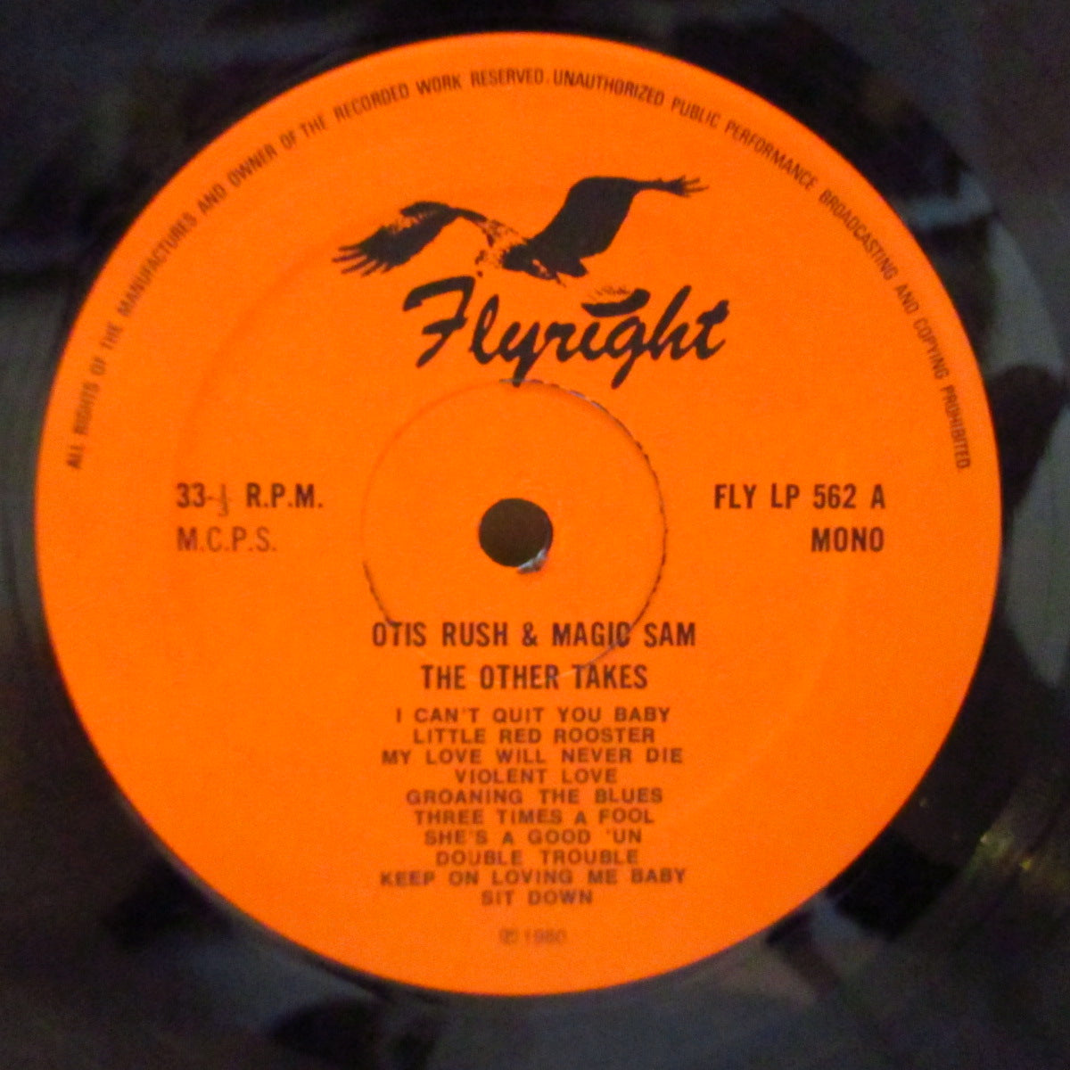 OTIS RUSH & MAGIC SAM (オーティス・ラッシュ & マジック・サム) - The Other Takes' 1956-58 (UK Mono LP)