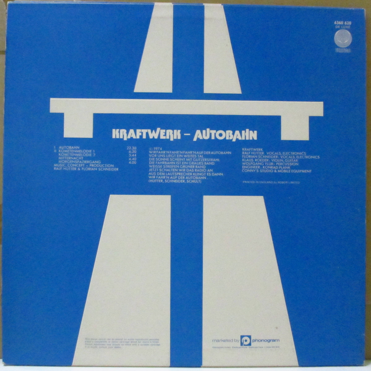 KRAFTWERK (クラフトワーク) - Autobahn (UK オリジナル LP/エンボスジャケ)