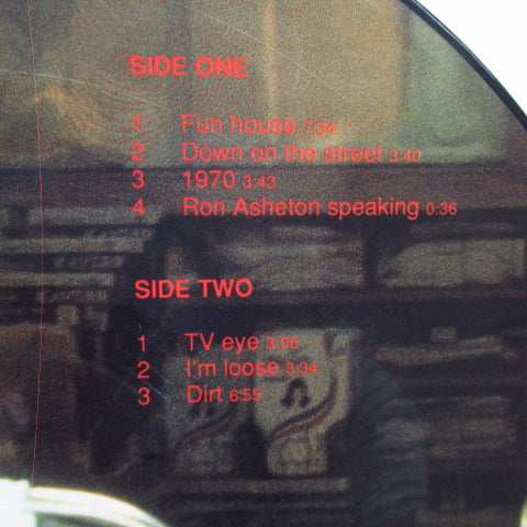 IGGY AND THE STOOGES (イギー&ザ・ストゥージーズ) - Raw Mixes Vol.2(1970) (Unofficial Picture LP)