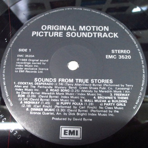 DAVID BYRNE - Sounds From True Stories (UK Orig. LP)