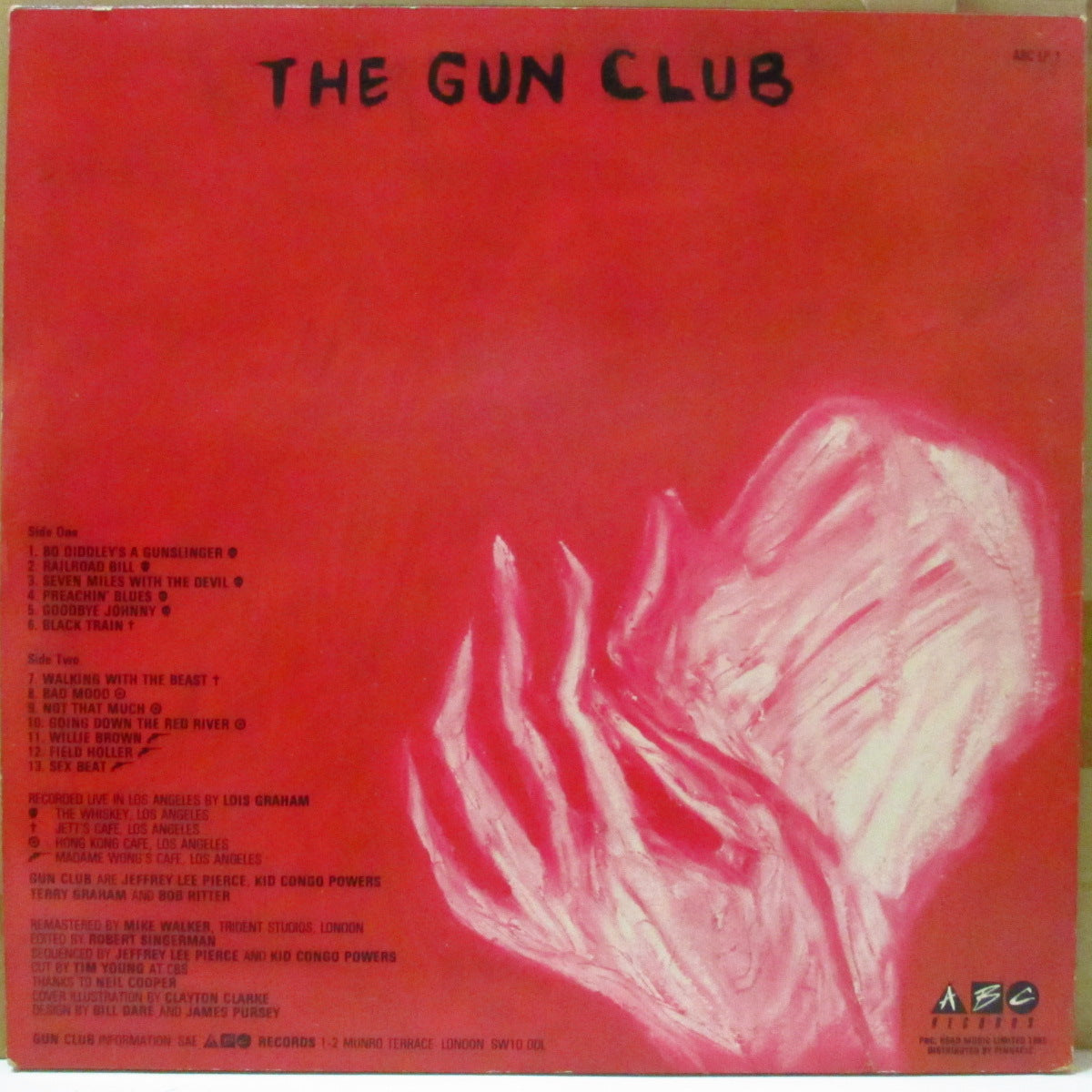 GUN CLUB, THE (ザ・ガン・クラブ) - The Birth, The Death, The Ghost (UK オリジナル LP+「R.S. 1-84」プレーンインナー)