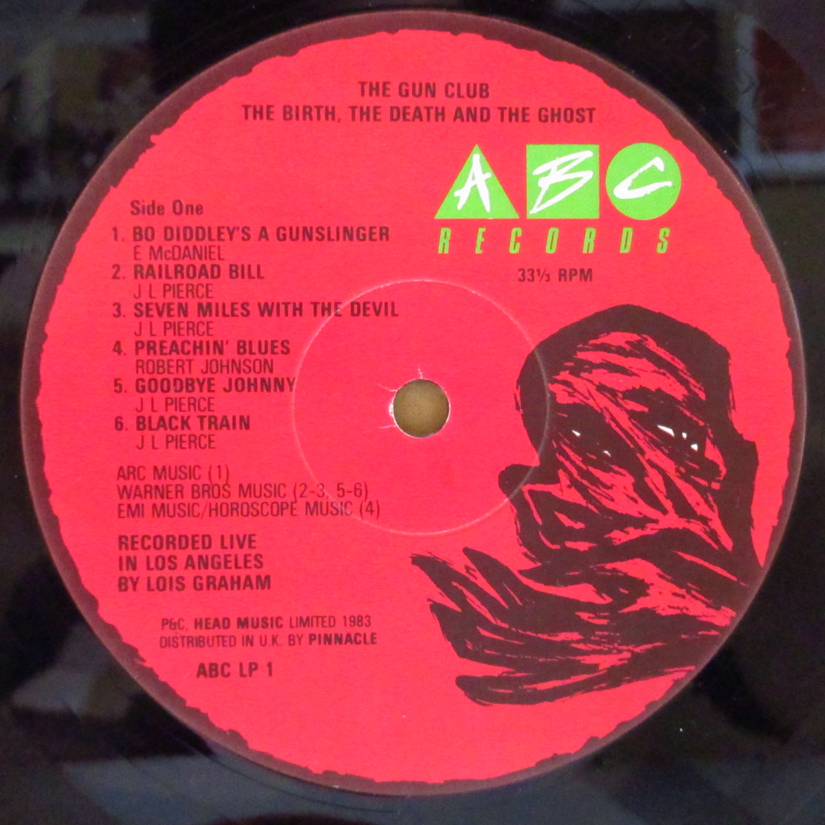 GUN CLUB, THE (ザ・ガン・クラブ) - The Birth, The Death, The Ghost (UK オリジナル LP+「R.S. 1-84」プレーンインナー)