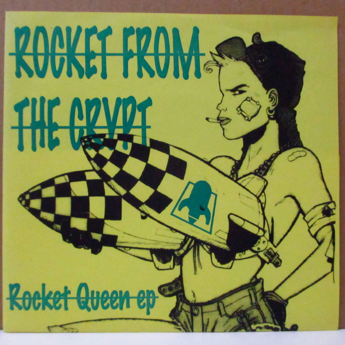 ROCKET FROM THE CRYPT (ロケット・フロム・ザ・クリプト) - Rocket Queen (Canada Unofficial.7"/Yellow PS)