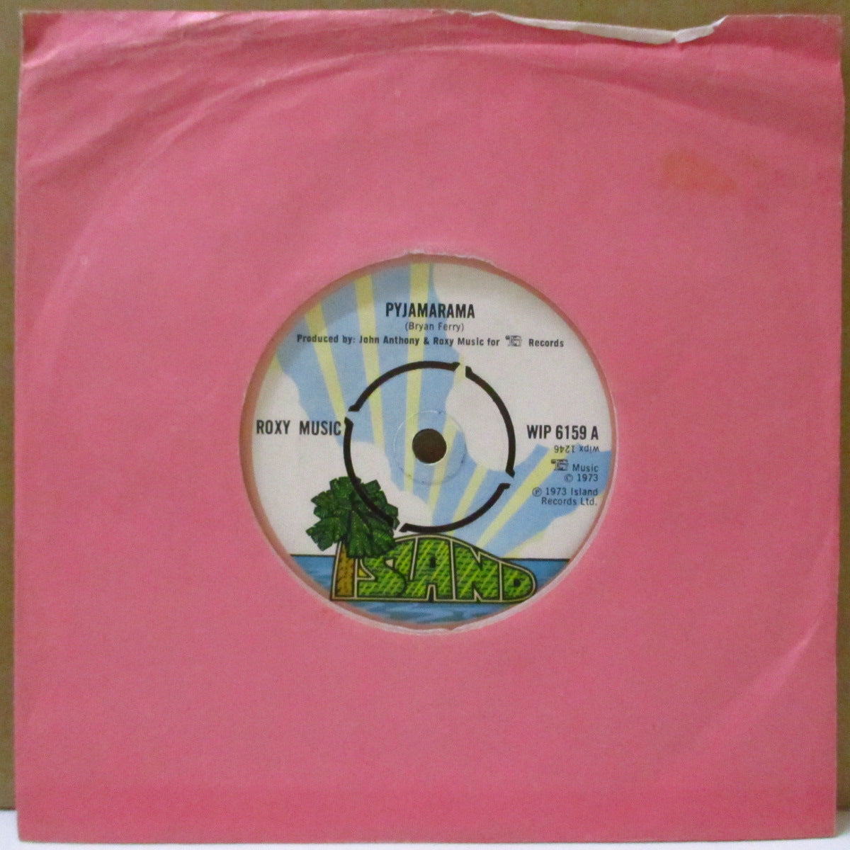 ROXY MUSIC (ロキシー・ミュージック) - Pyjamarama (UK オリジナル 7"+ダイカットスリーブ)