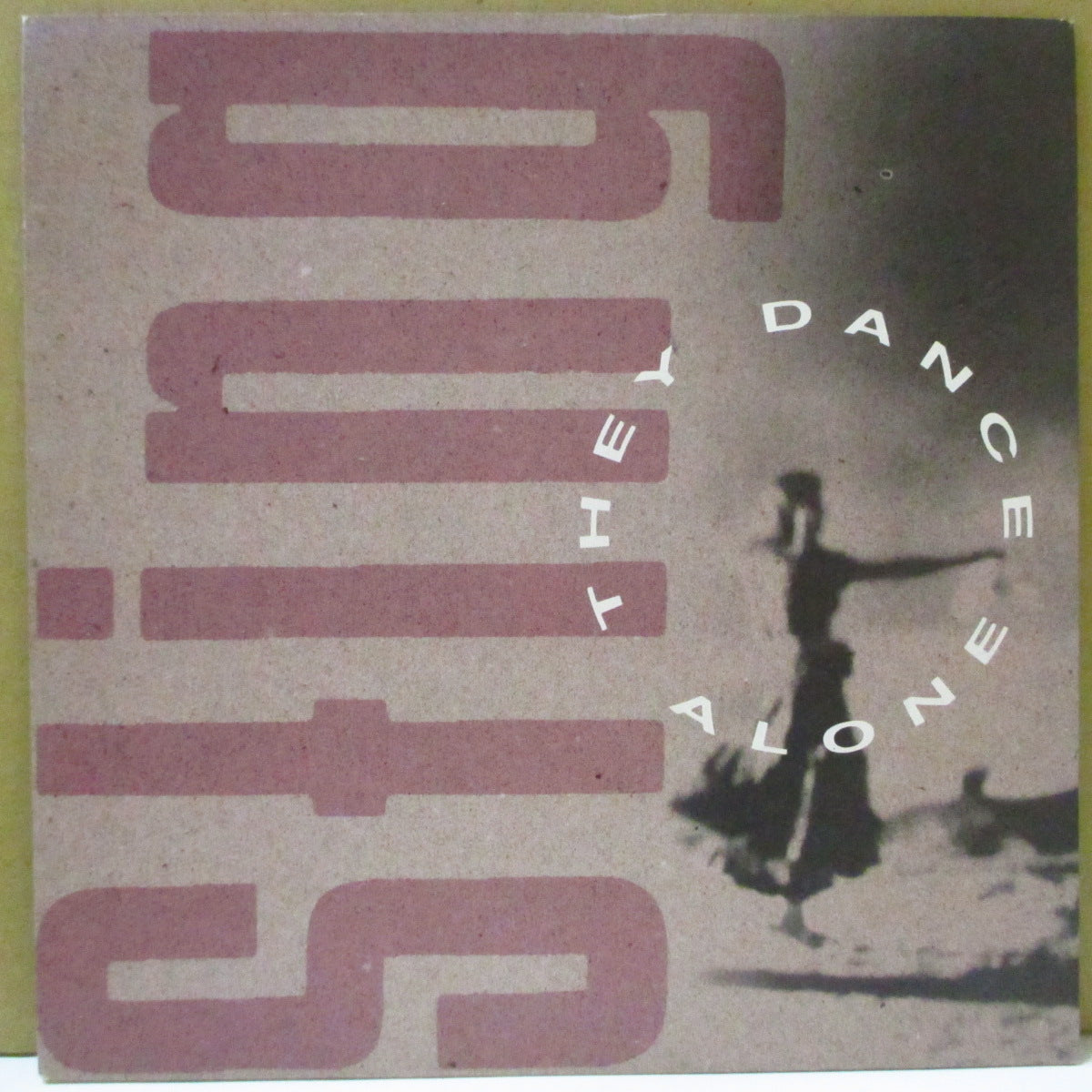 STING (スティング) - They Dance Alone (UK オリジナル 7"+マット固紙ジャケ)