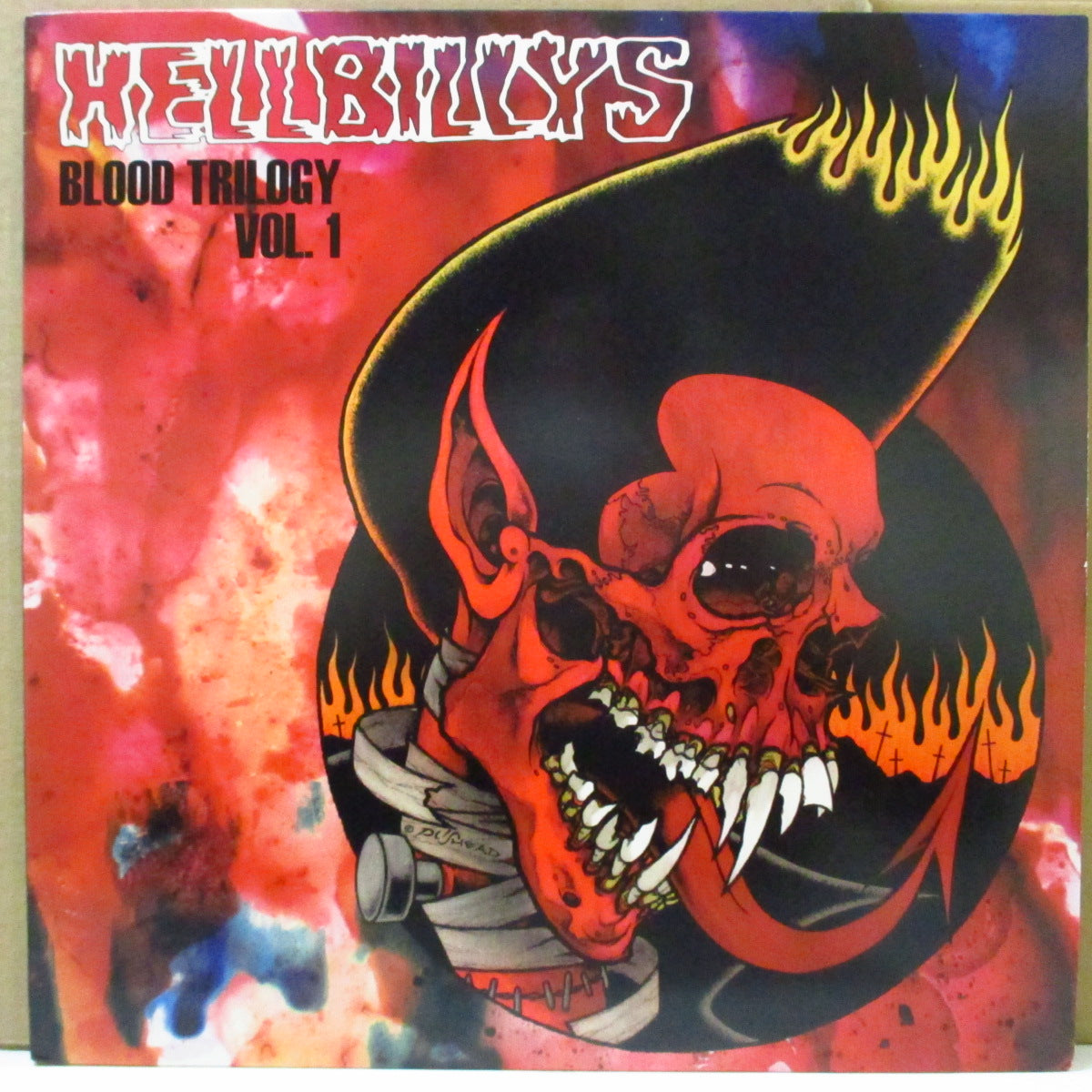 HELLBILLYS (ヘルビリーズ) - Blood Trilogy Vol.1 (US Orig.Red Vinyl LP)