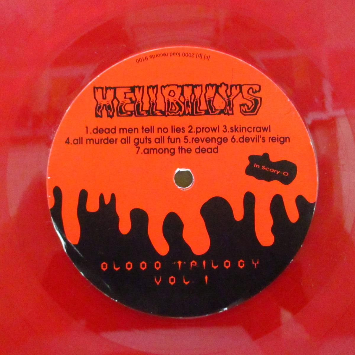 HELLBILLYS (ヘルビリーズ) - Blood Trilogy Vol.1 (US Orig.Red Vinyl LP)