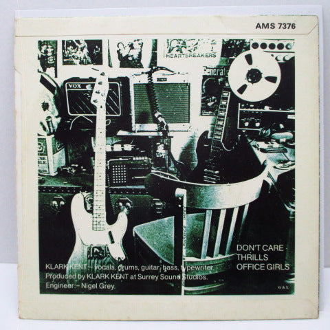 KLARK KENT - Don't Care +2 (UK Ltd.Green 7"/AMS 7376)