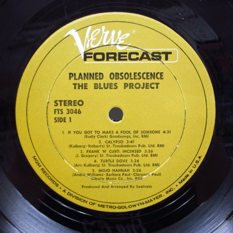 BLUES PROJECT (ブルース・プロジェクト) - Planned Obsolescence (US Orig.Stereo LP)