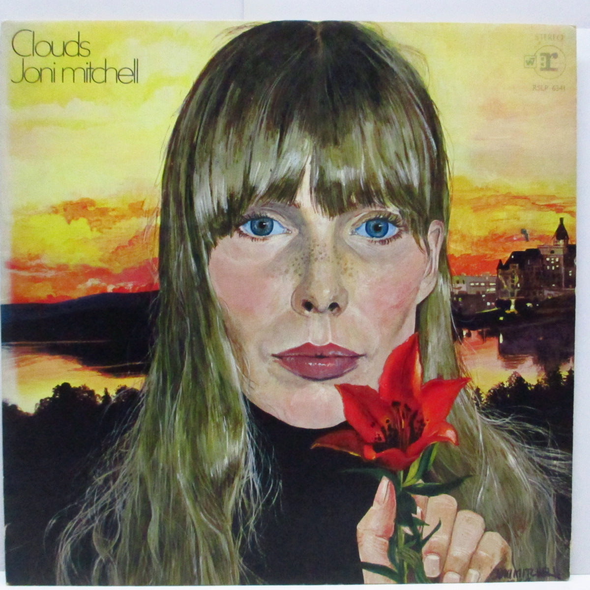 JONI MITCHELL (ジョニ・ミッチェル) - Clouds (UK オリジナル「3色ラベ」LP+インサート/ざら紙ジャケ)