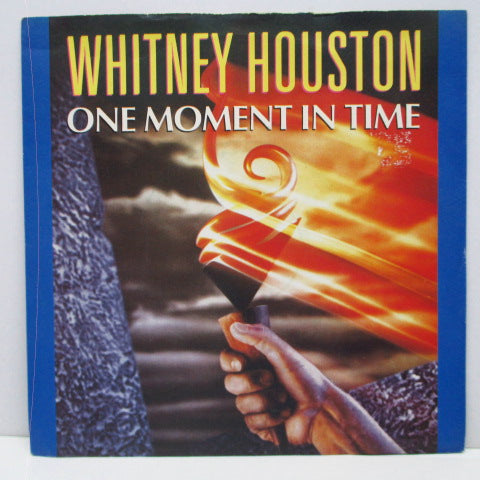 WHITNEY HOUSTON - One Moment In Time (EU Orig.7+聖火灯PS)