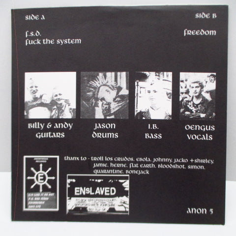 SCATHA (スカサ) - Fuck The System (UK Reissue 7")
