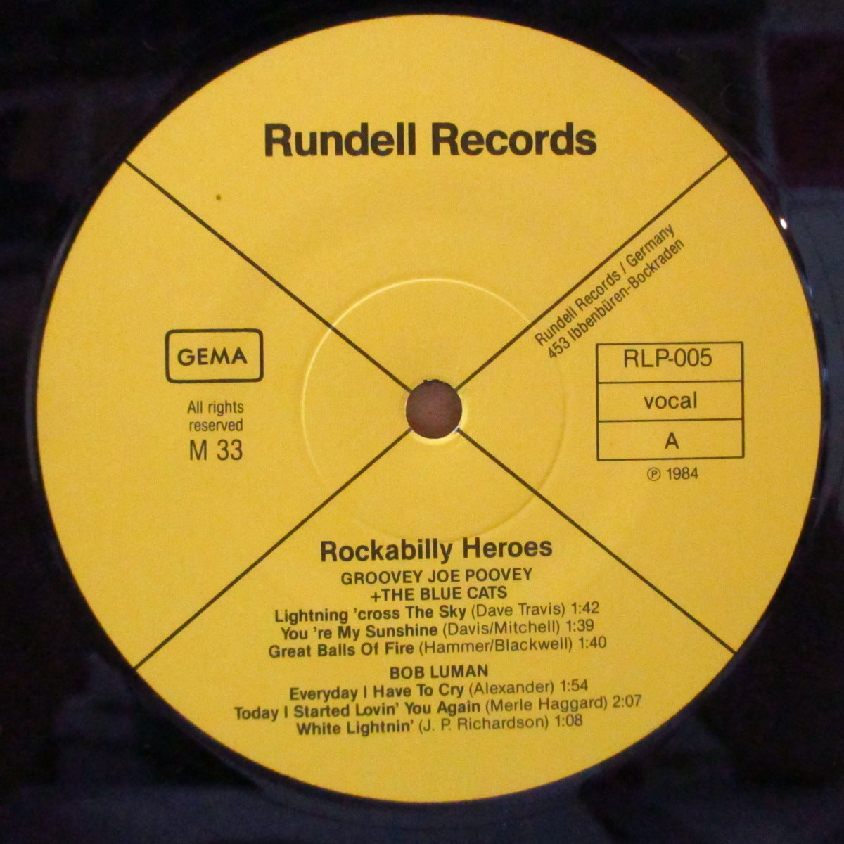 V.A. - Rockabilly Heroes (German Orig.LP)