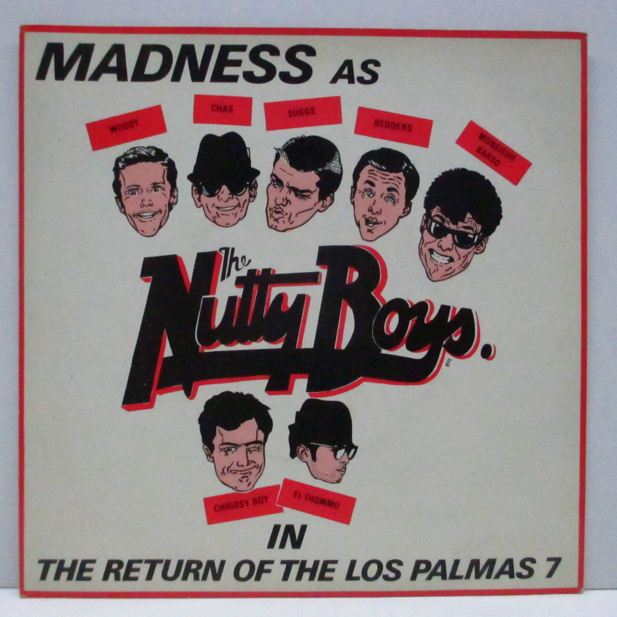 MADNESS (マッドネス) - The Return Of The Los Palmos 7 (UK オリジナル 「漫画/赤ラベ・赤盤 」7"+漫画ジャケ/B面エンドレスVer)