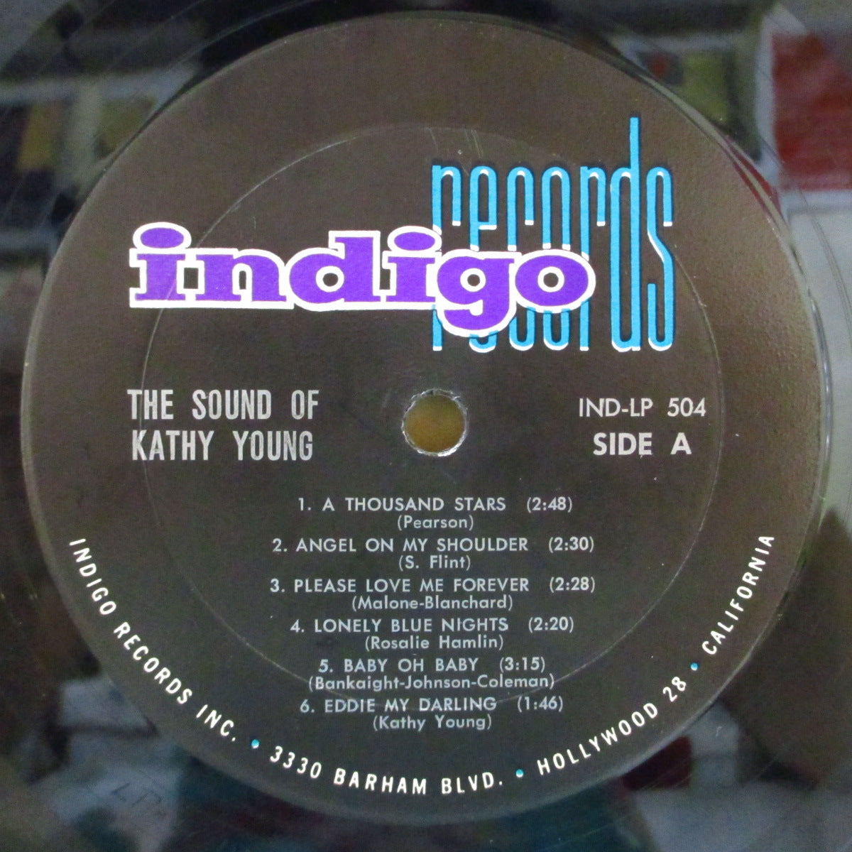 KATHY YOUNG (& THE INNOCENTS) (キャシー・ヤング (&ジ・イノセンツ)) - The Sound Of Kathy Young (US Orig.Mono LP)