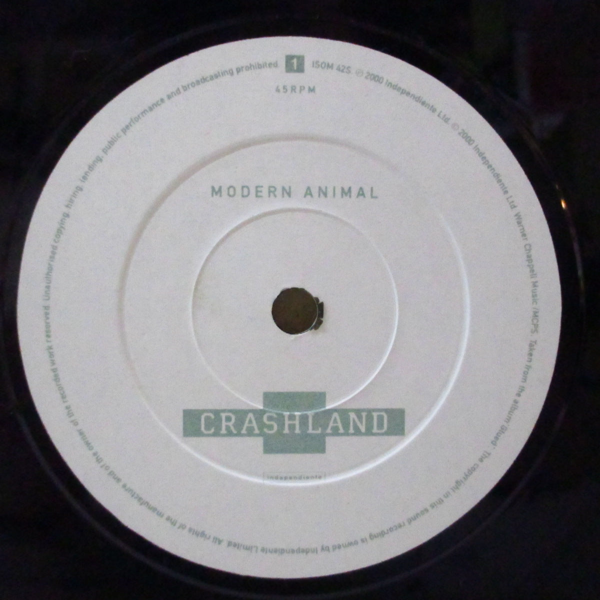 CRASHLAND (クラッシュランド) - Modern Animal (UK Orig.7")