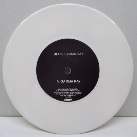 BECK (ベック) - Gamma Ray / Jay Reatard Version (UK 限定ホワイトヴァイナル 7" )