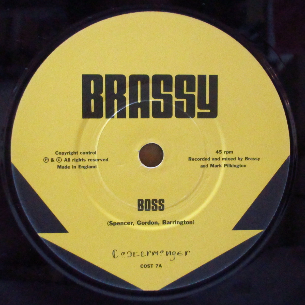 BRASSY (ブラッシー) - Boss (UK Orig.7")