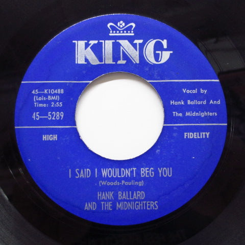 HANK BALLARD & THE MIDNIGHTERS - Look At Little Sister