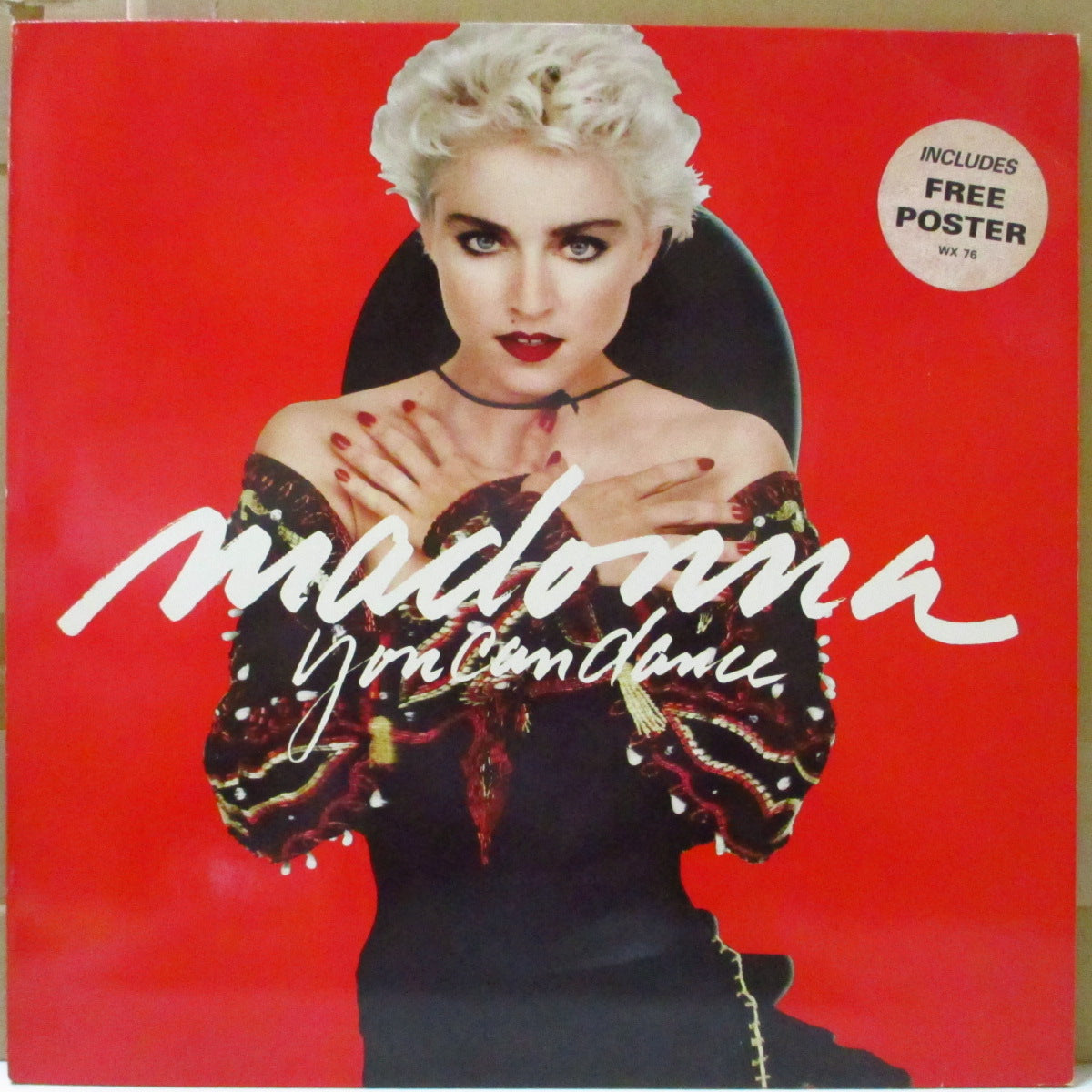 MADONNA (マドンナ) - You Can Dance (EU オリジナル LP+ポスター, ステッカー付きジャケ)