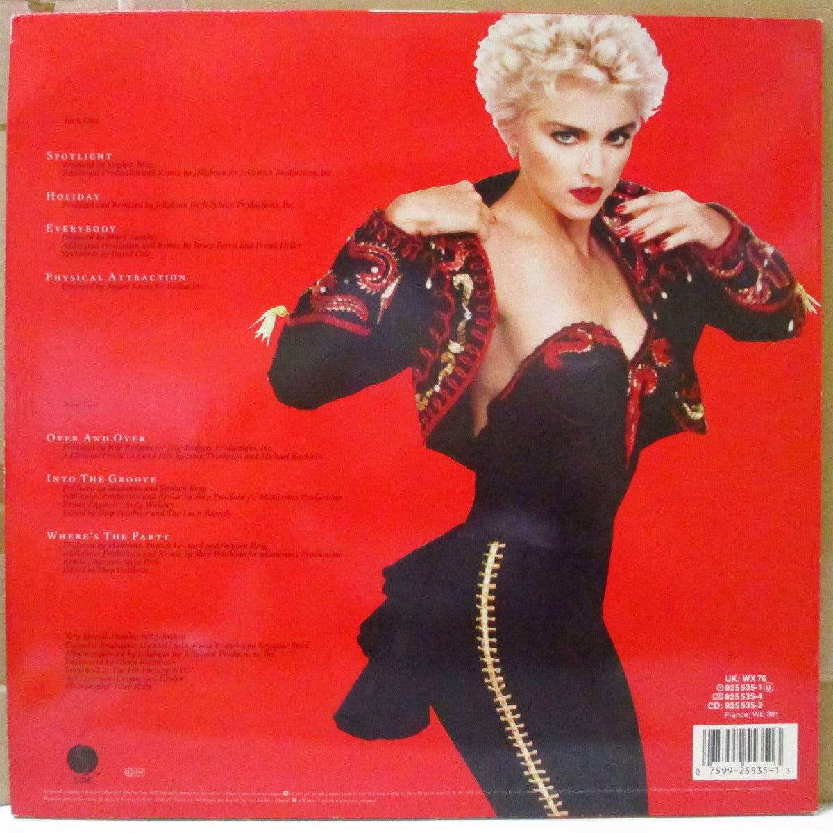 MADONNA (マドンナ) - You Can Dance (EU オリジナル LP+ポスター, ステッカー付きジャケ)