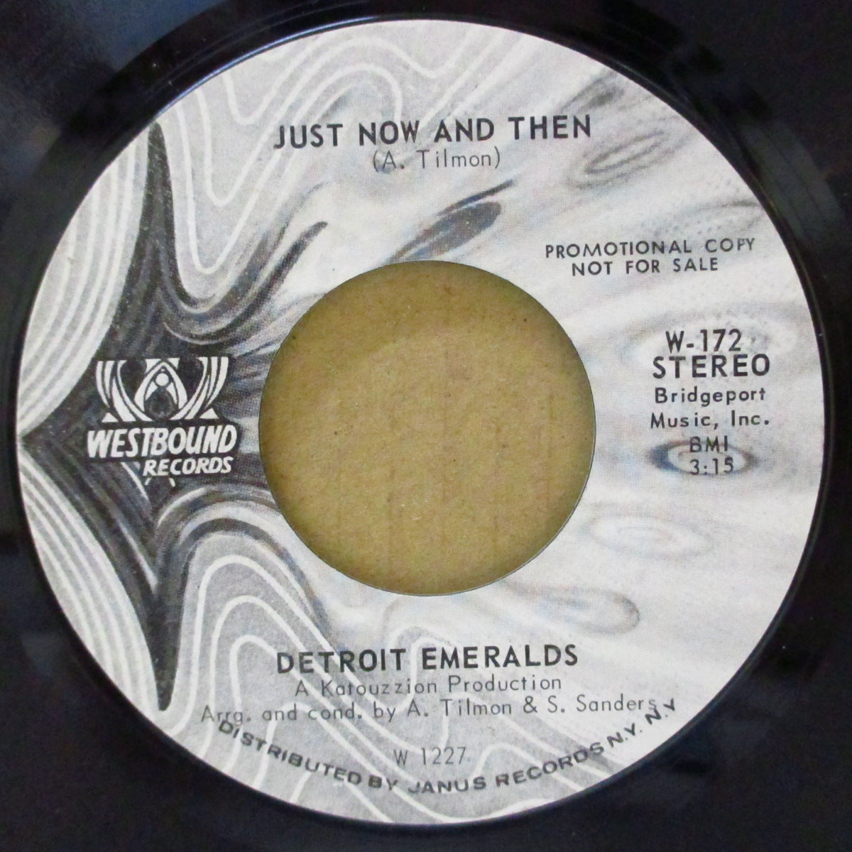 DETROIT EMERALDS (デトロイト・エメラルズ) - Do Me Right (US Promo Stereo 7"+CS)