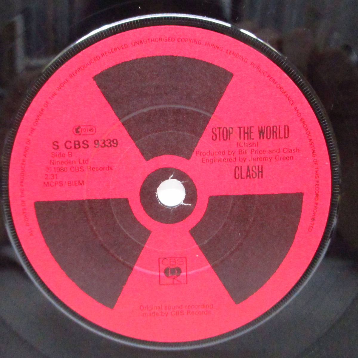 CLASH, THE (ザ・クラッシュ) - The Call Up (UK オリジナル 「フラットセンター」7"+PS)