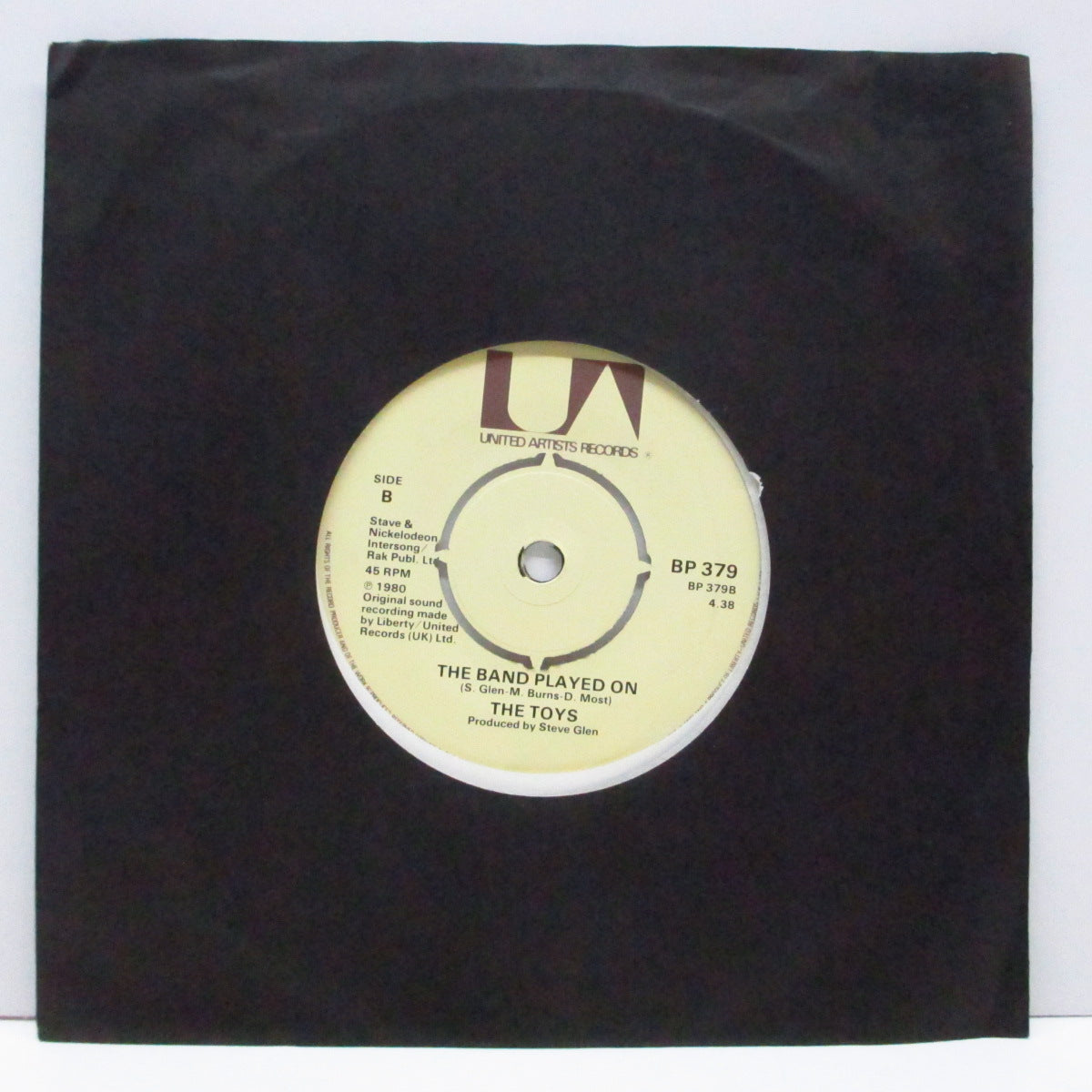 TOYS, THE (トイズ) - The Band Played On (UK Orig.7")