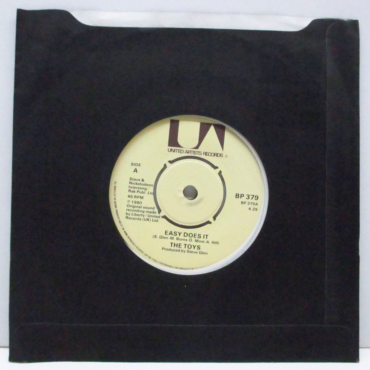 TOYS, THE (トイズ) - The Band Played On (UK Orig.7")