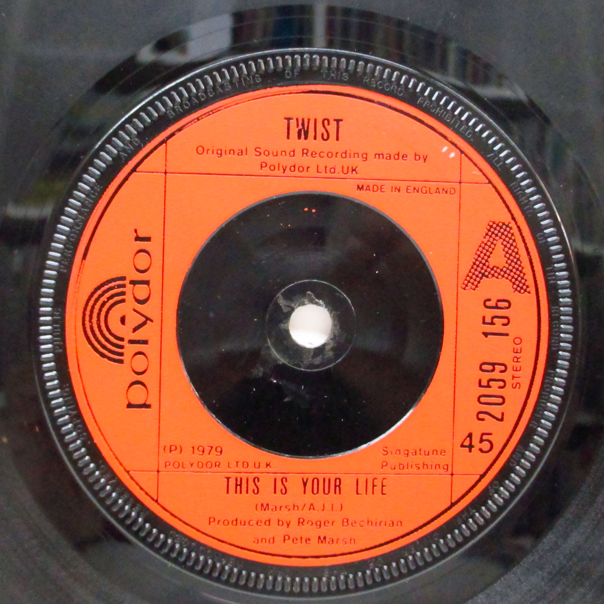 TWIST (ツイスト) - This Is Your Life (UK Orig.7")