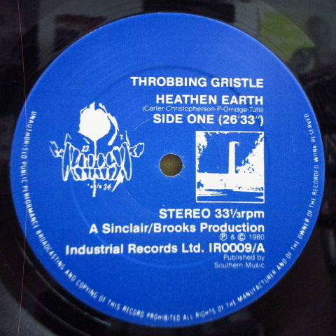 THROBBING GRISTLE (スロッビング・グリッスル)- Heathen Earth (UK 2ndプレス LP/見開きジャケ)