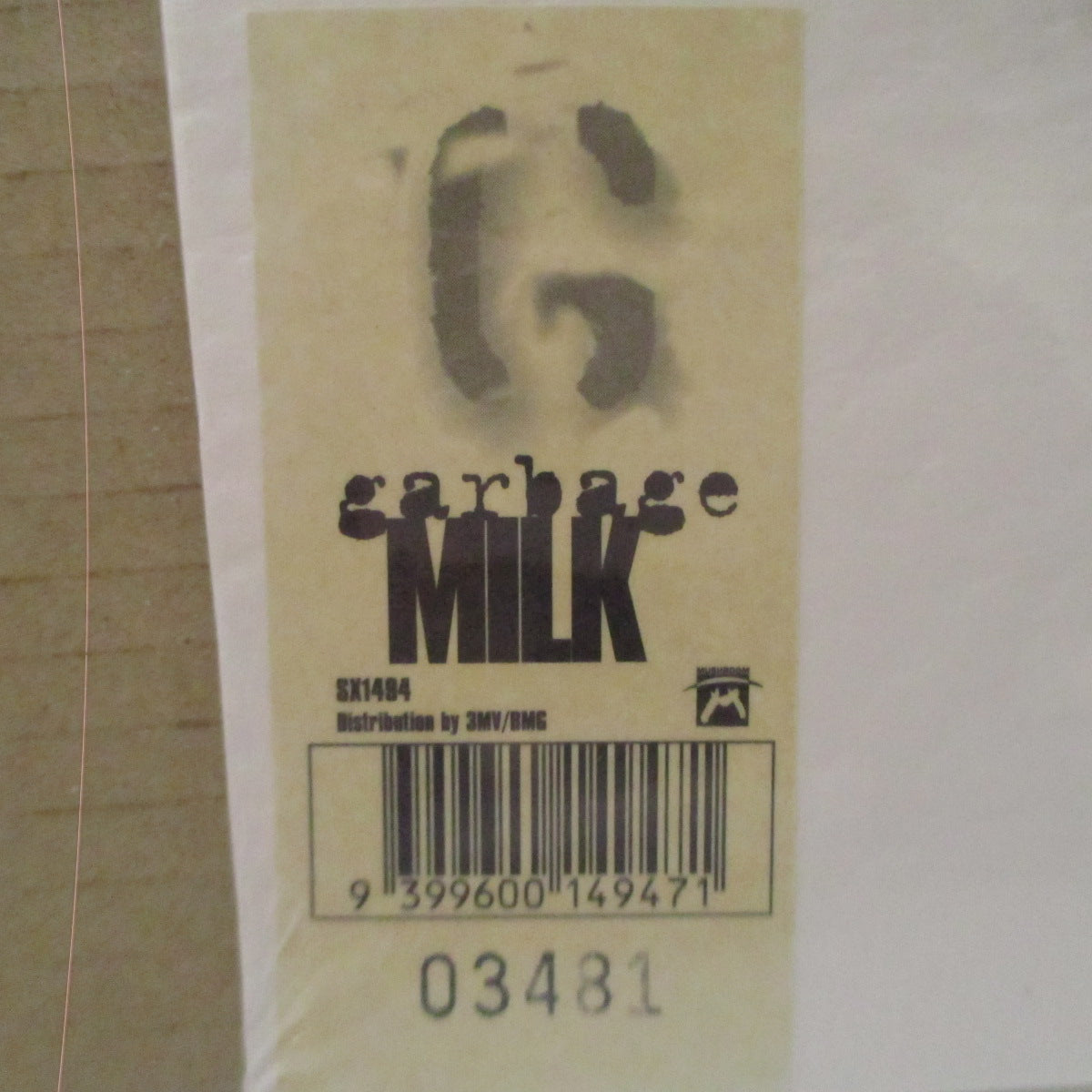GARBAGE (ガービッジ) - Milk (UK オリジナル 7"+Numbered CVR/廃盤 New)
