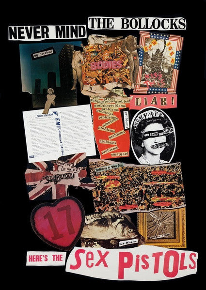 SEX PISTOLS (セックス・ピストルズ) - Never Mind The Bollocks (UK Ltd.30th Anniversary Reissue 180g LP+7",Poster/Stickered CVR-廃盤 New)