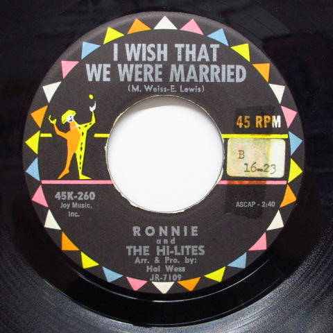 RONNIE & THE HI-LITES - Twistin' And Kissin' (Orig)