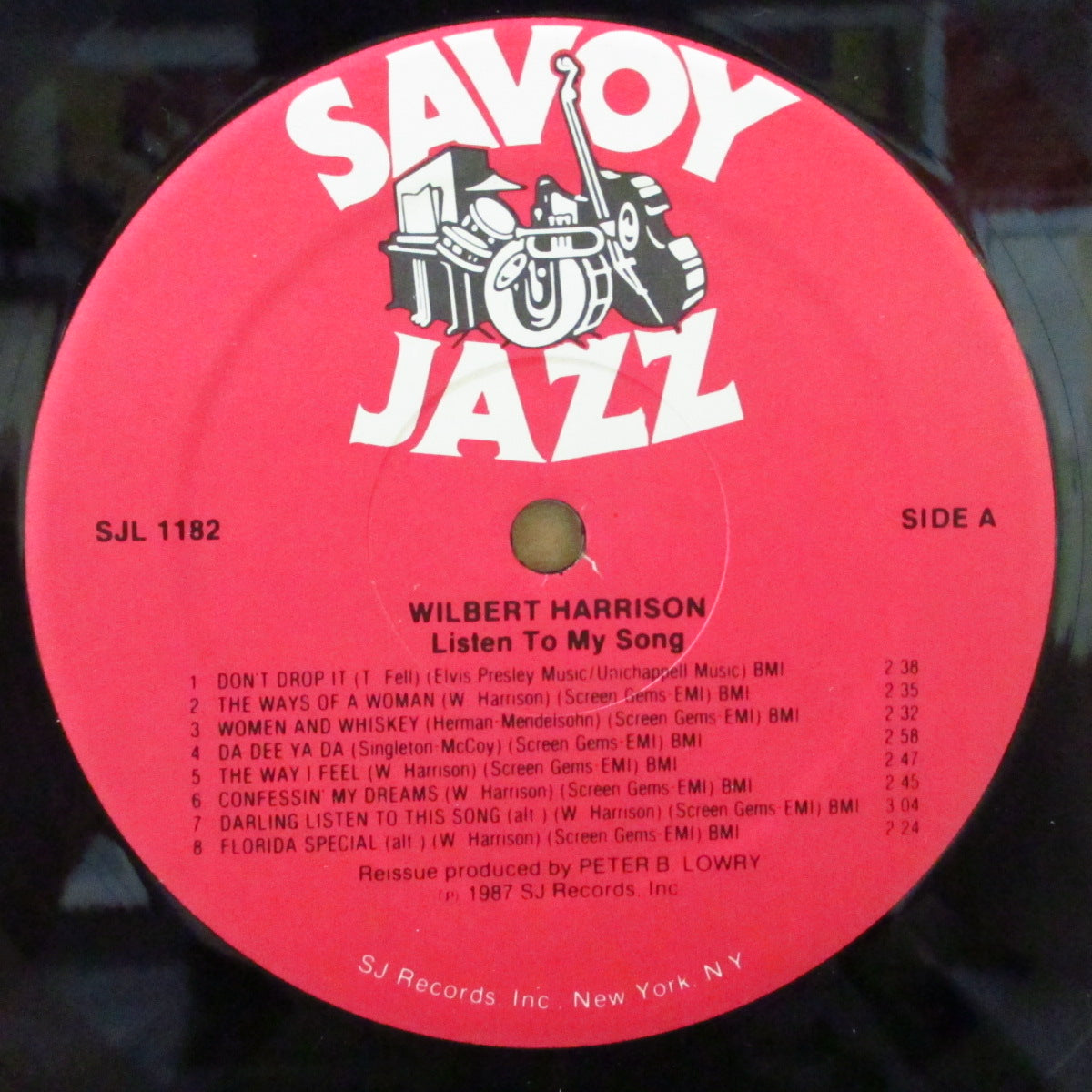 WILBERT HARRISON (ウィルバート・ハリソン) - Listen To My Song (US Orig.Mono LP)