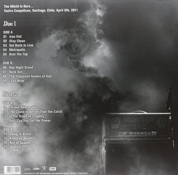 MOTORHEAD (モーターヘッド) - The World Is Ours - Vol 1 : Everywhere Further Than Everyplace Else (EU Orig.180g 2xLP, Stickered GS/廃盤 New)