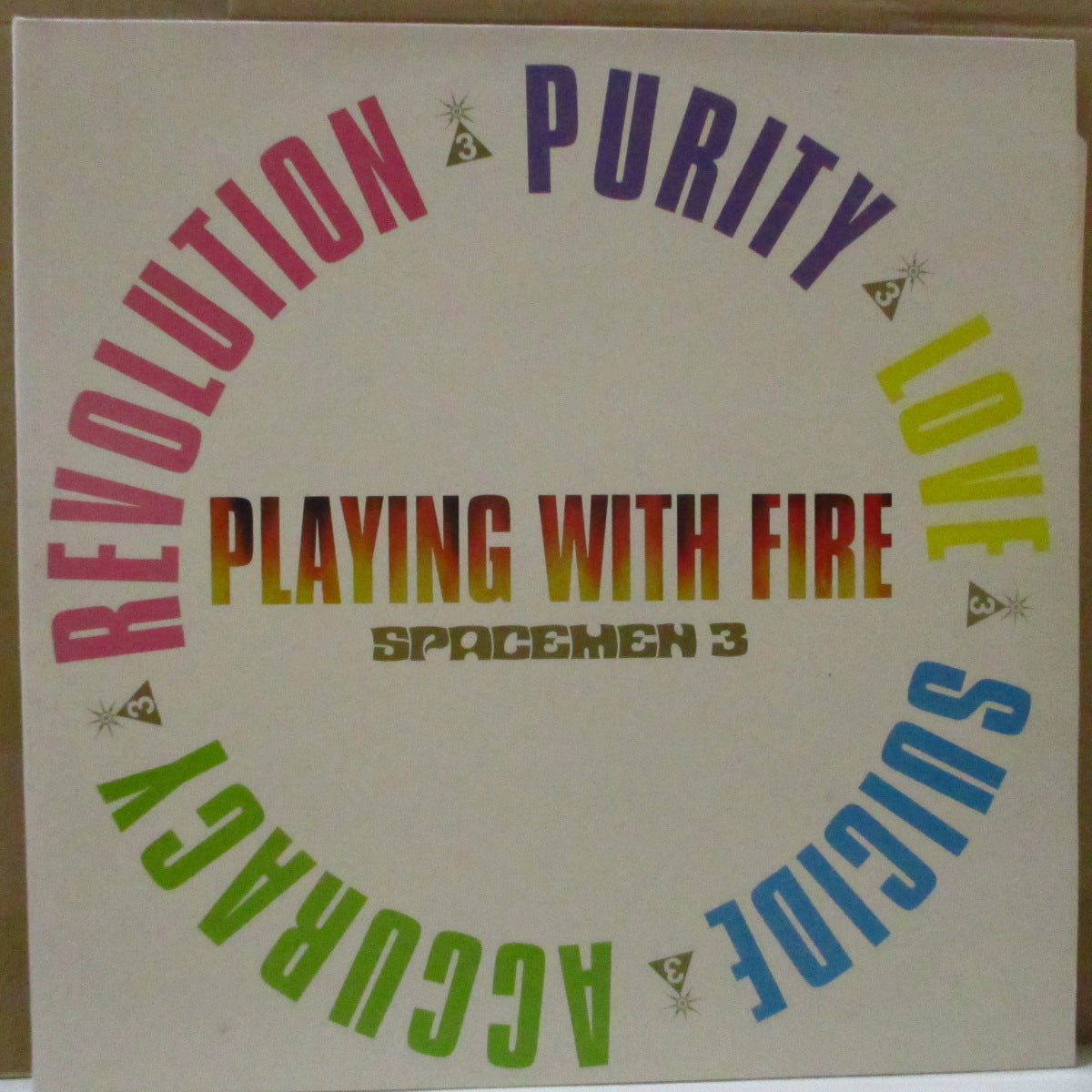 SPACEMEN 3 (スペースメン3) - Playing With Fire (UK '99  限定100枚直通販のみの再発＜蛍光オレンジヴァイナル＞2xLP+見開きジャケ)