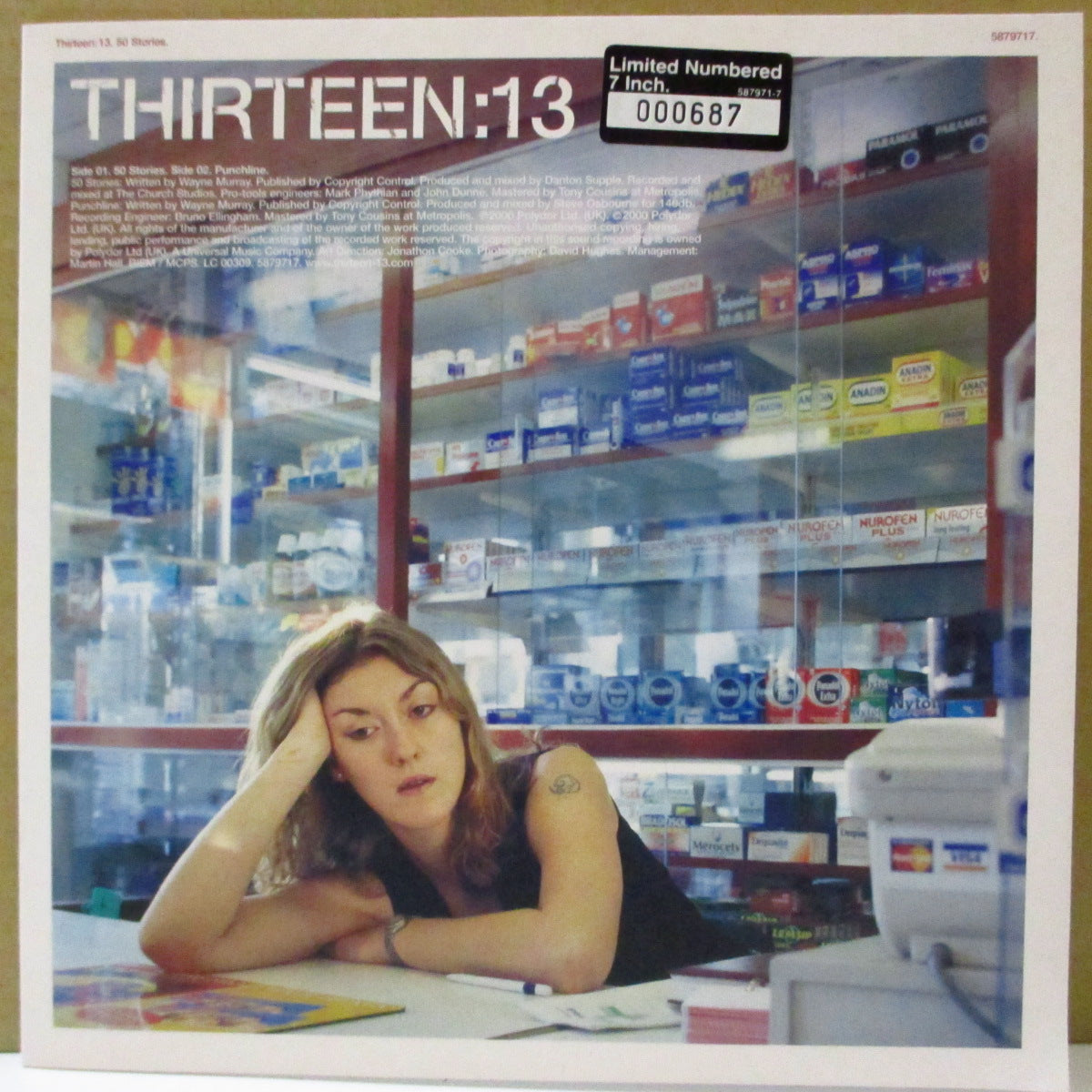 THIRTEEN:13 (サーティーン) - 50 Stories (UK Limited 7"/Numbered Stickered PS)