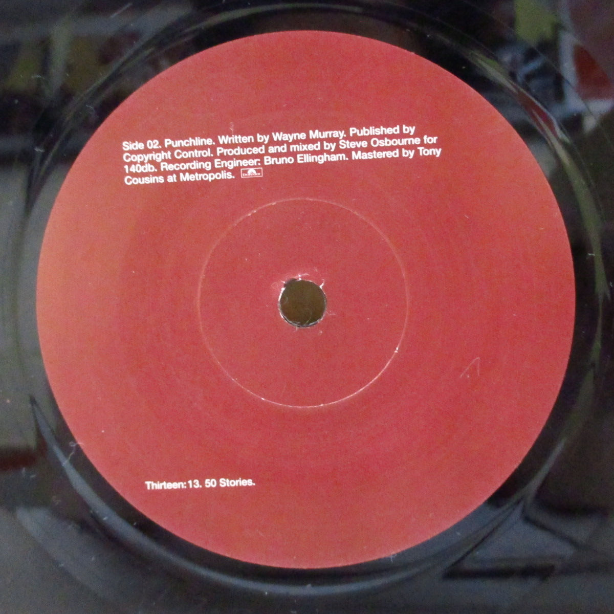 THIRTEEN:13 (サーティーン) - 50 Stories (UK Limited 7"/Numbered Stickered PS)