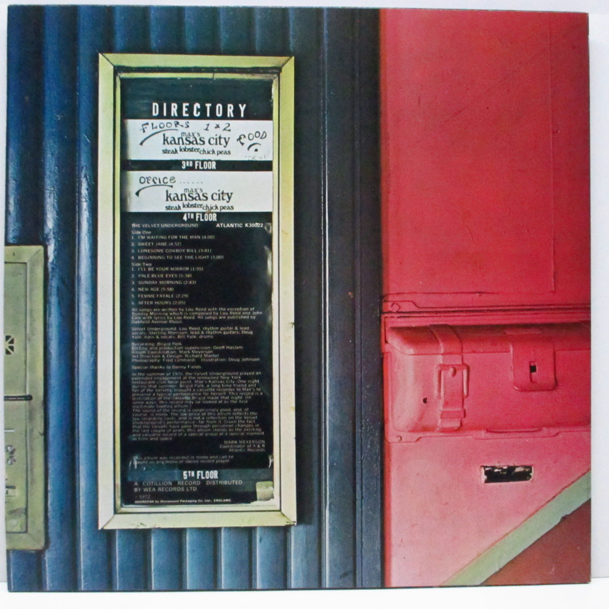 VELVET UNDERGROUND (ヴェルヴェット・アンダーグラウンド) - Live At Max's Kansas City (UK 70's 再発「モノラル」 LP)