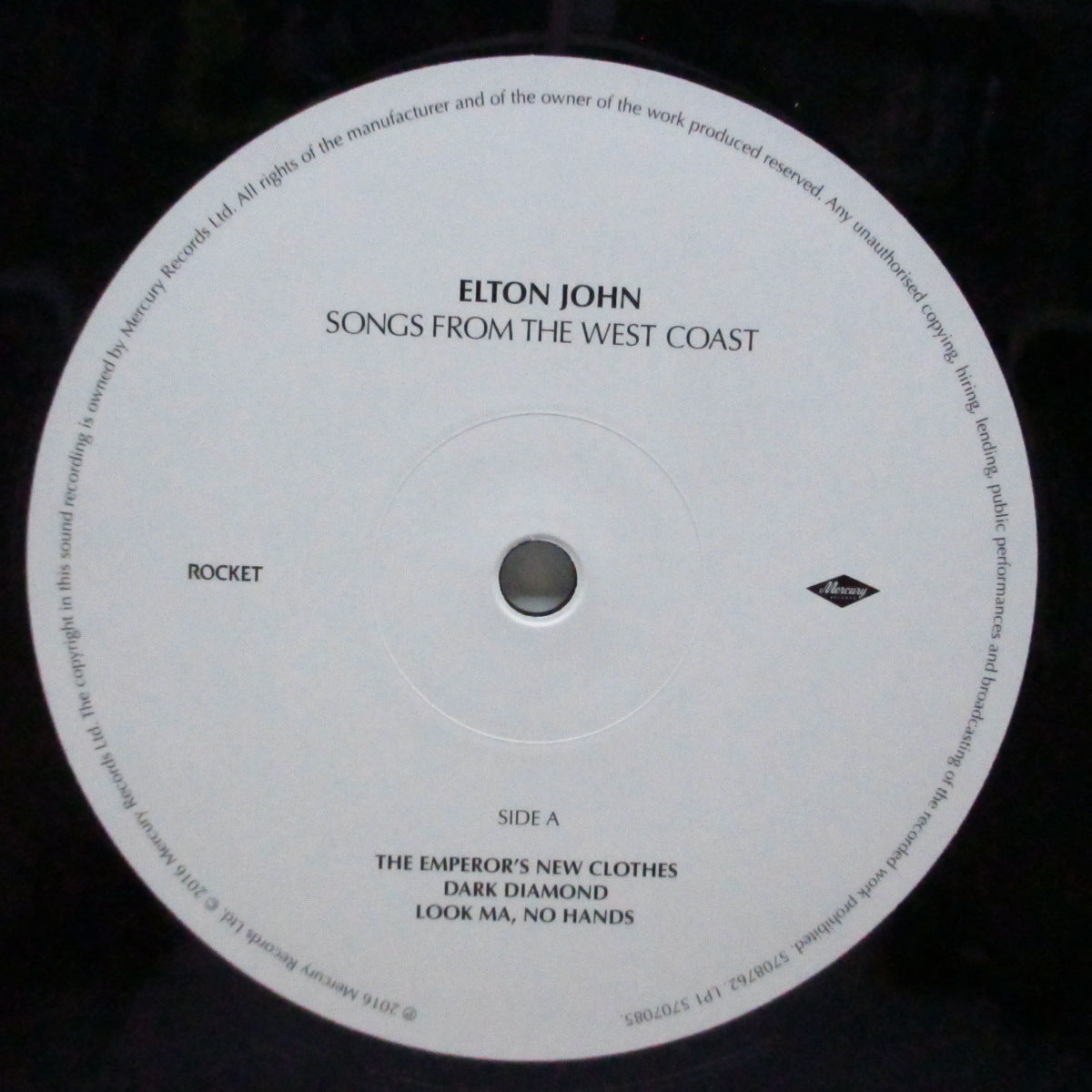 ELTON JOHN (エルトン・ジョン) - Songs From The West Coast (EU '17 再発180g 2xLP+インナー、ポスター)