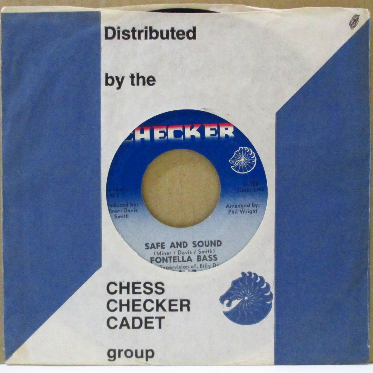 FONTELLA BASS (フォンテラ・バス) - Safe And Sound (US Orig.7"+CS)