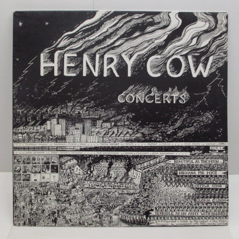 HENRY COW CONCERTS ヘンリーカウ　レコード HENRY COW (ヘンリー・カウ) - Concerts (UK:Orig.2xLP)