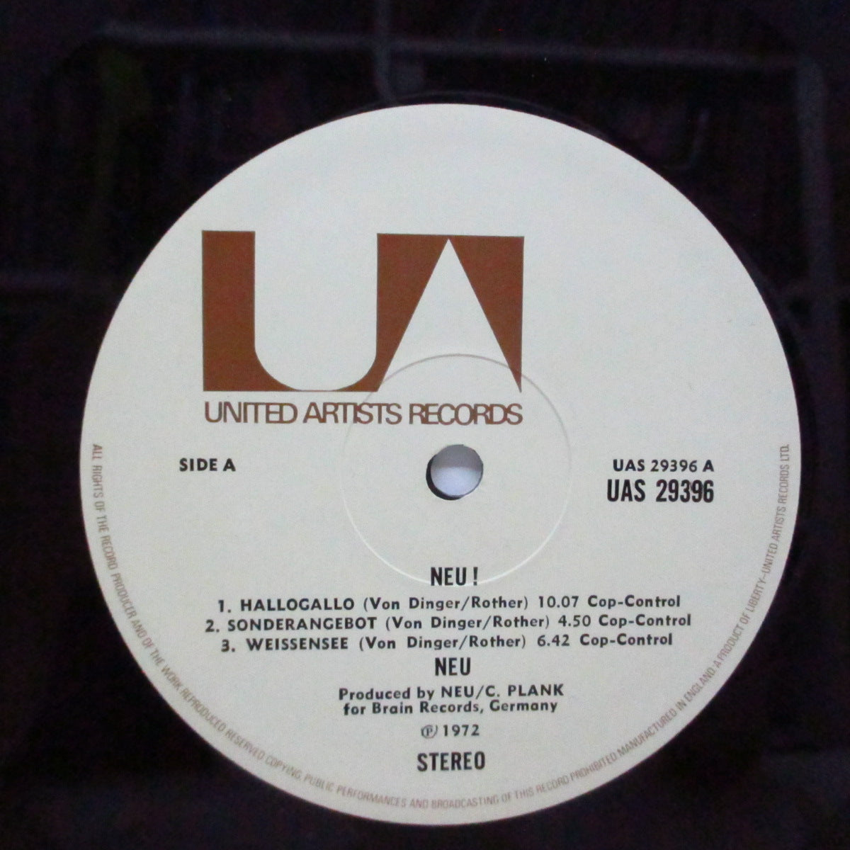 NEU ! (ノイ!) - Neu ! (1st ) (UK オリジナル LP/両面コーティングジャケ)