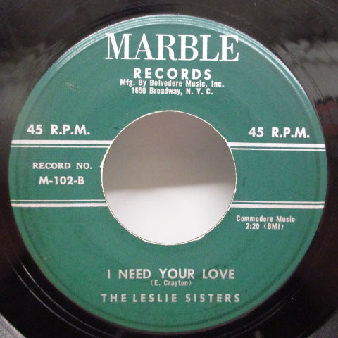 LESLIE SISTERS - The Wallflower Dance With Me Henry