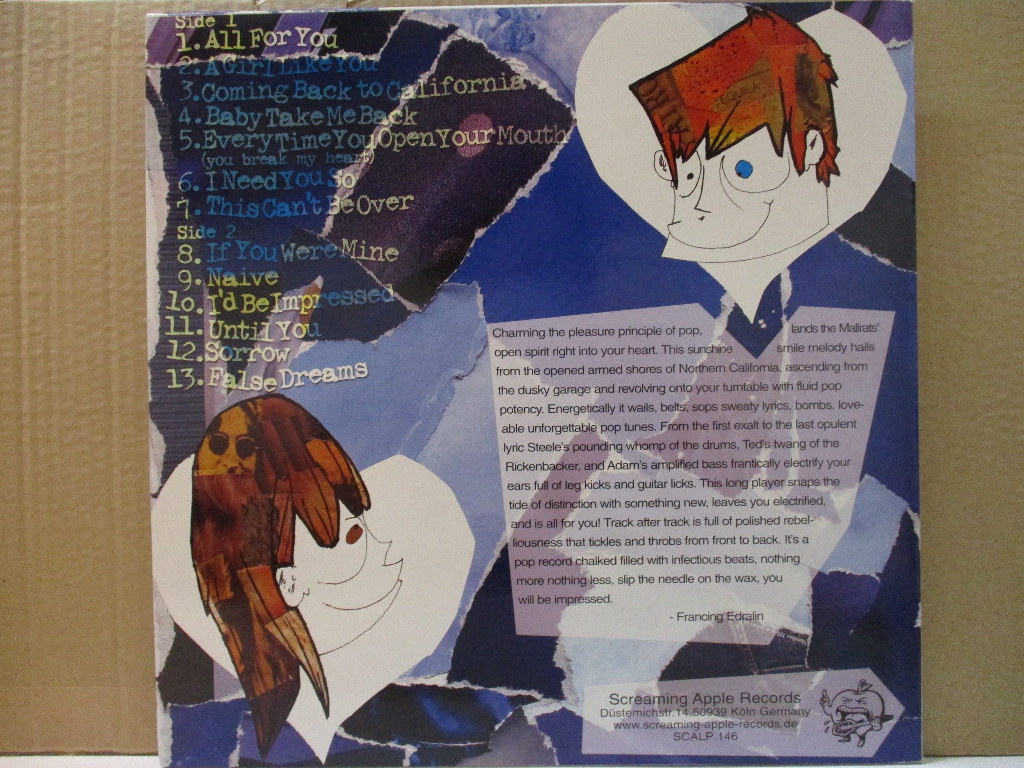 MALLRATS, THE (ザ・モールラッツ) - Fall In Love All Over Again With (German Orig.LP)