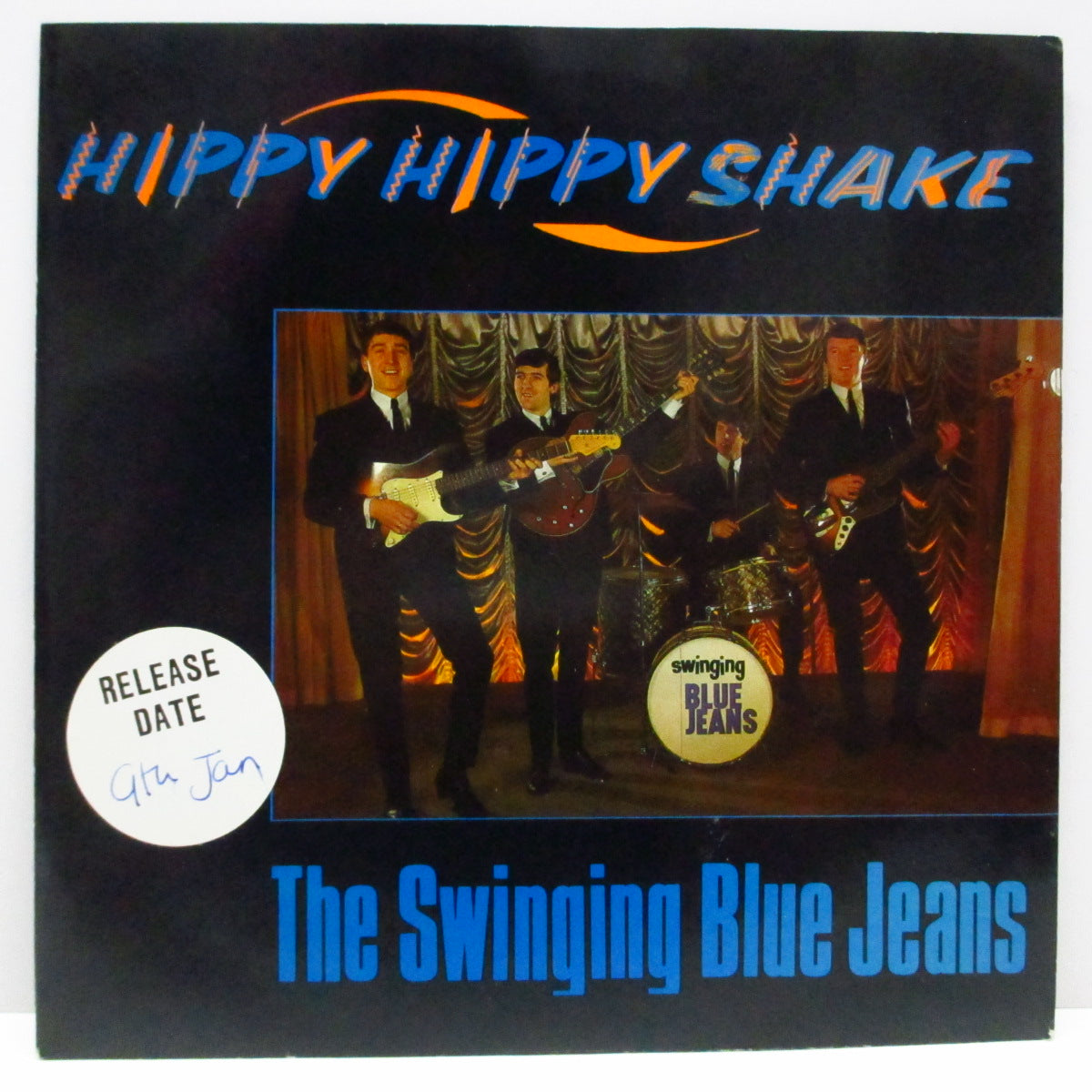 SWINGING BLUE JEANS (スウィンギン・ブルージーンズ) - Hippy Hippy Shake (UK '89 Re 7"+Promo Stickered PS)