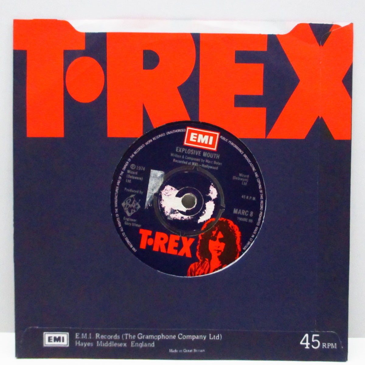 T.REX (T・レックス) - Light Of Love (UK Orig.7"+CS)